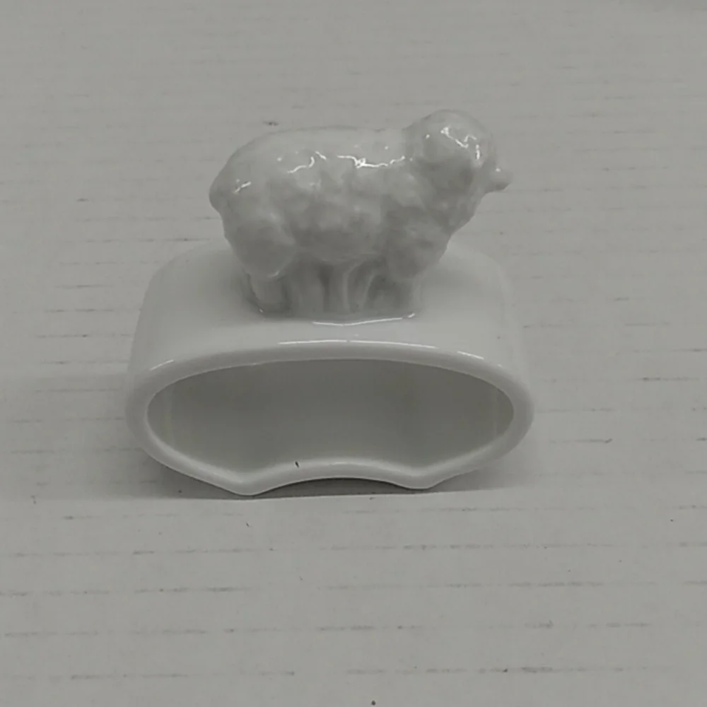 Animal Napkin Holders Rings Pig Cow Sheep Chicken Rooster 4
